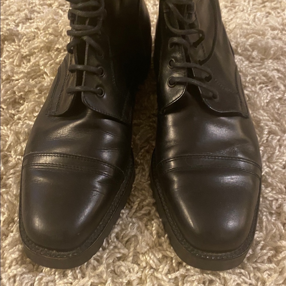 Pret Black Leather Women's Boots size 37 - Picture 4 of 7
